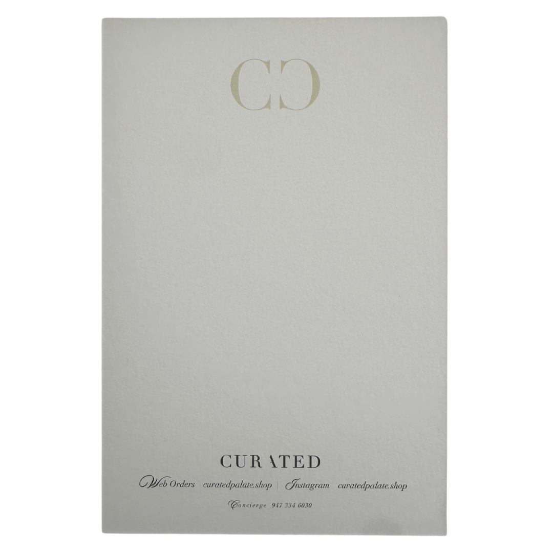Curated Signature Card with your hand written message